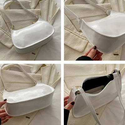 PU Leather Shoulder Bag For Women Retro Fashion Casual - Smarsty