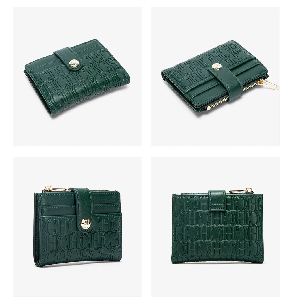 CH Women's Wallet Premium Sense Fashion Women's Card Bag Temperament Convenient Carrying Women's Small Bag Elegant High Quality - Smarsty
