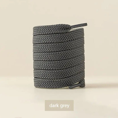 New Flat Classic Shoelaces for Sneakers Casual Shoe laces White Black Sports Shoelace Shoes Balanc String Shoe Accessories - Smarsty