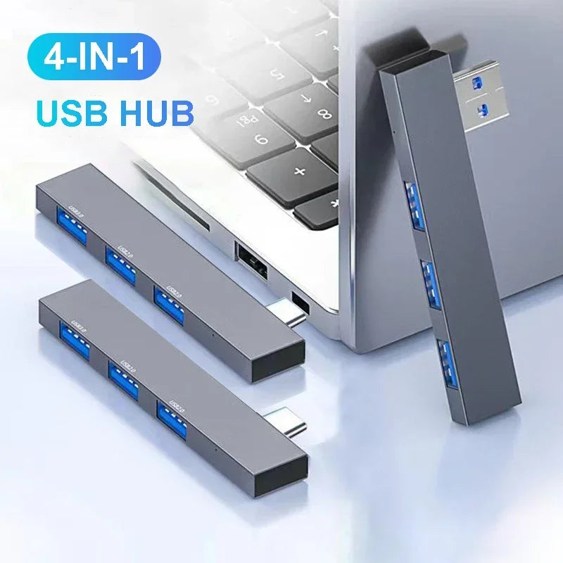 Compact USB C Hub HighSpeed USB 3.0 OTG PerformanceAdapter