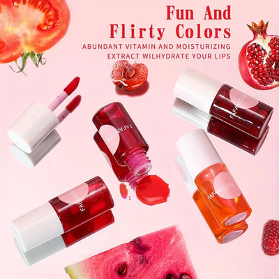 Fruity Lip Tint Waterproof Gloss for Long-Lasting Hydration - Smarsty