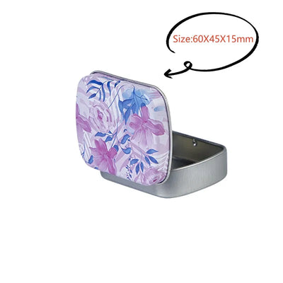 Small Metal Storage Box for Jewelry and Coins - Smarsty