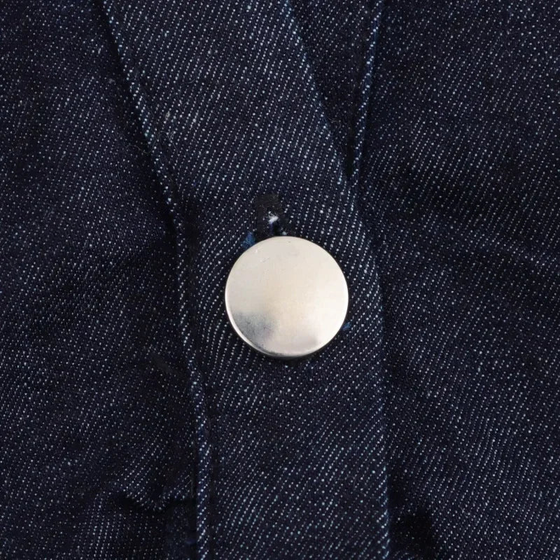 2025 traf Spring New 1975 series denim MIDI dress with lapel side zipper fashion wrinkle waist slim elegant dress - Smarsty