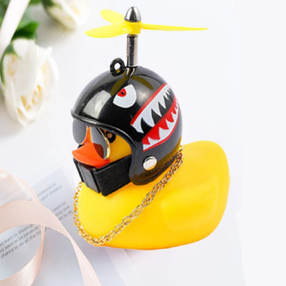 Cute Yellow Duck Helmet Car Decoration for Wind Break - Smarsty