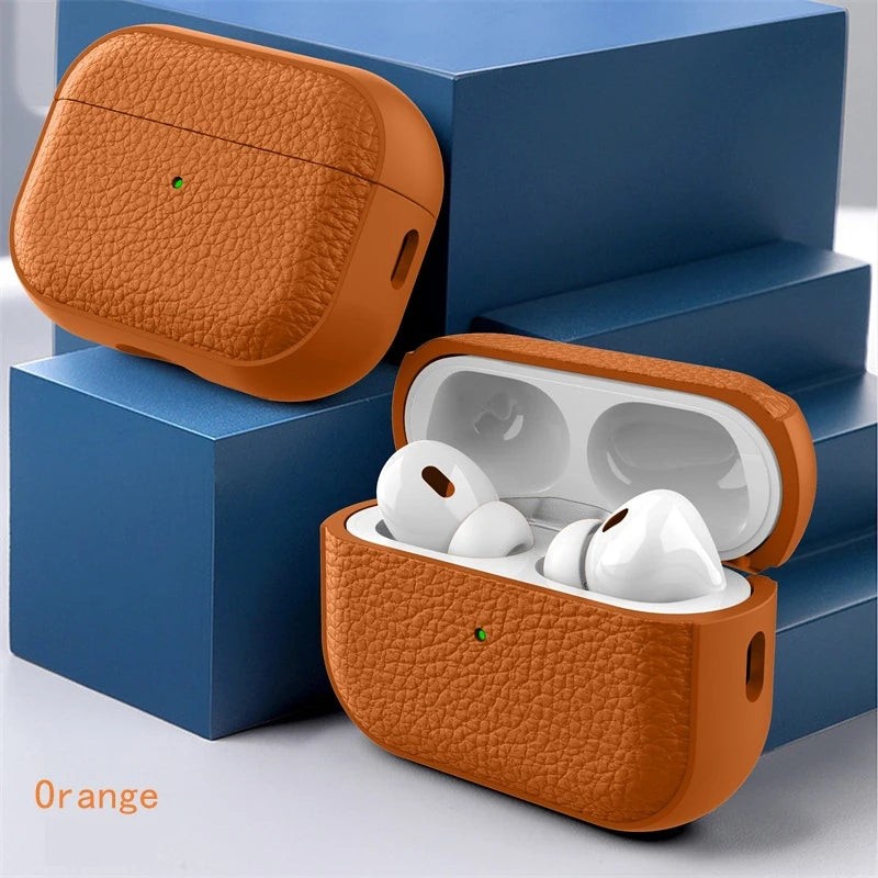 Leather Texture Case For Apple AirPods Pro Protection - Smarsty