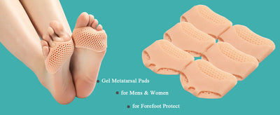 Soft Gel Metatarsal Pads for Pain Relief - Smarsty