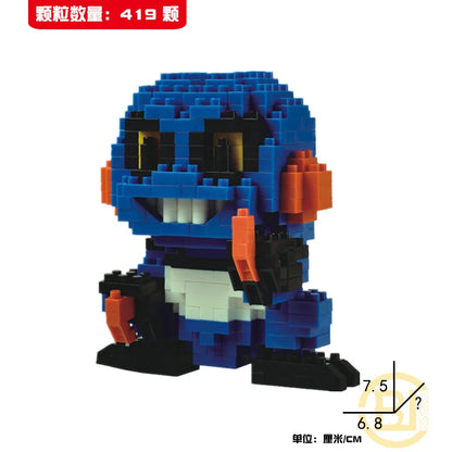 DIY Pokemon Blocks Small Cartoon Mini Building Block Pikachu Charizard Eevee Mewtwo Anime Assemble Action Model Dolls Toys by Smarsty