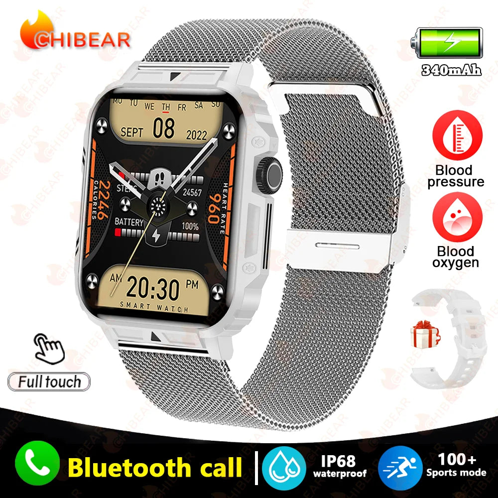 2024 Outdoor Military Smart Watch with IP68 Waterproof - Smarsty