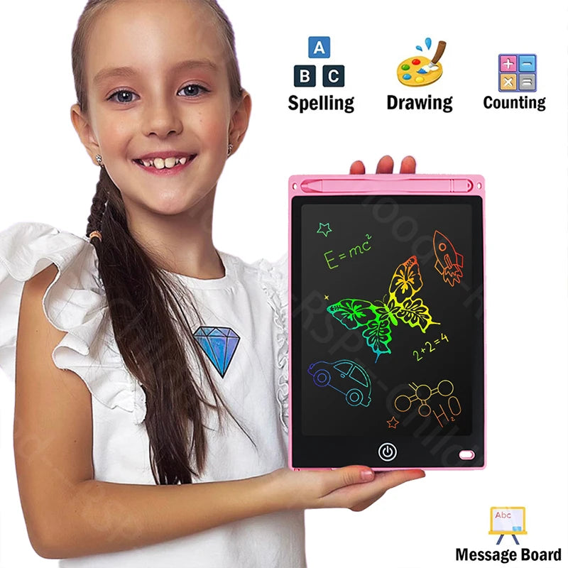8.5"  Drawing Board LCD Writing Tablet For Kids Boy Girl Montessori Educational Toys Student Magic Blackboard Birthday Xmas Gift - Smarsty