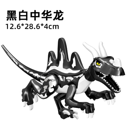 Jurassic World 3 Brutal Raptor Building Blocks Dinosaur Bricks Tyrannosaurus Indominus I-Rex Assemble Toy For Children by Smarsty