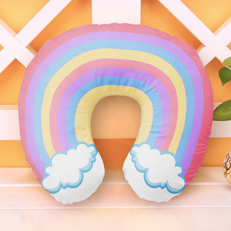 Cute Cartoon Inflatable Travel Neck Pillow for Kids - Smarsty