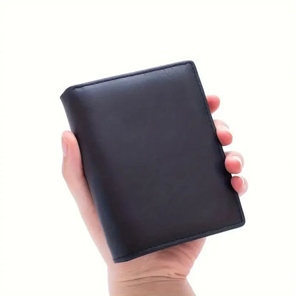 men's wallet Genuine Leather Wallets For Men Coin Purse Vintage Vertical Short  Credit Card Holder Money Bag Men's RFID wallet - Smarsty