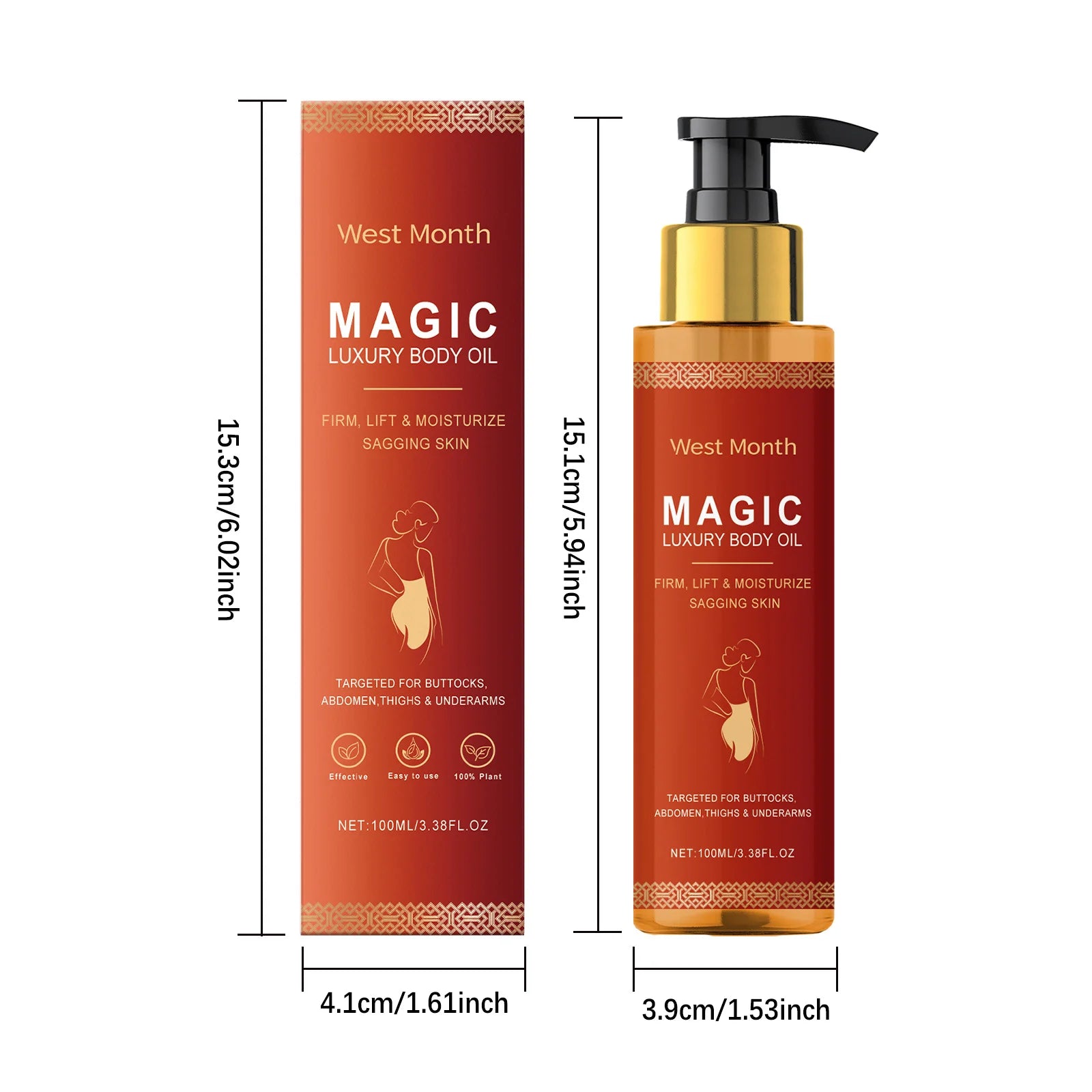 Luxury Body Oil for Deep Moisturizing and Firming Skin - Smarsty