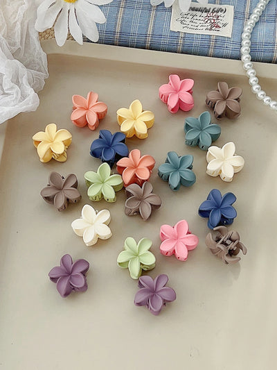 Mini Flower Hair Clips For Women Creaseless Hold For Bangs - Smarsty