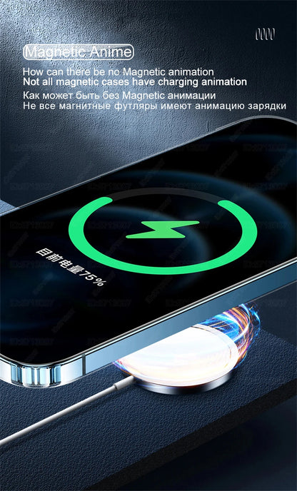 MagSafe Transparent Case For IPhone Wireless Charge - Smarsty