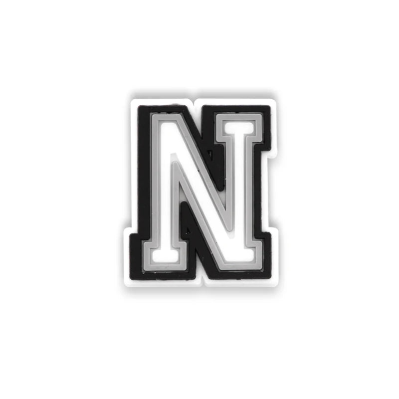 1 Pcs Letter Shoe Charms for Clog Sandals Shoe Decoration Number Alphabet Characters DIY Shoes Pins for Boy Girl Men Women