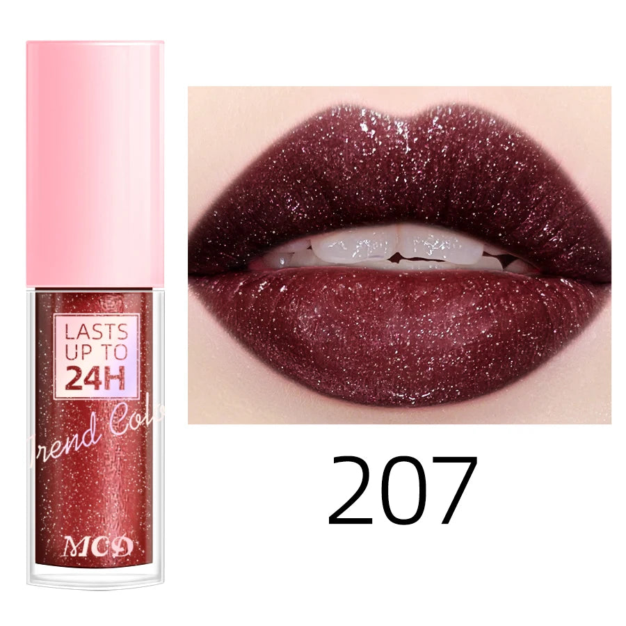 18 Colors Long Lasting Waterproof Lip Gloss Moisturizer - Smarsty
