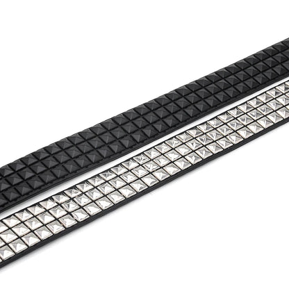 Pyramid Rivet Studded Belt Punk Rock Pin Buckle - Smarsty
