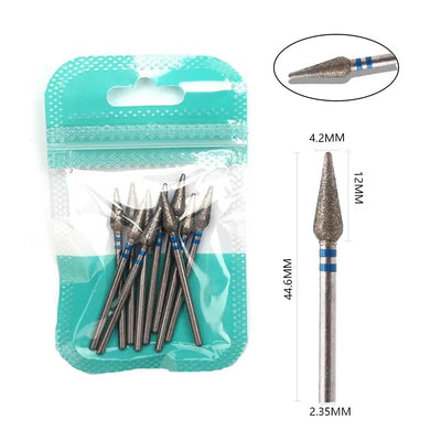 10 Piece Diamond Nail Drill Bit Set for Perfect Manicures - Smarsty