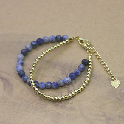 Lovely Natural Stone Bead Bracelet for Girls - Smarsty