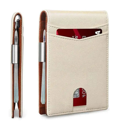 Rfid Carbon Fiber Luxury Men Wallets Money Bag Slim Thin Man Card Holder Wallet for Men Small Short Purse Male Vallet Billfold - Smarsty