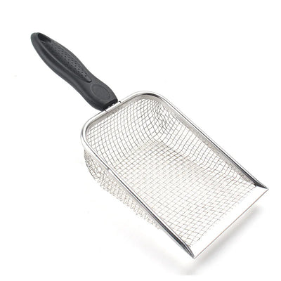 Stainless Steel Cat Litter Scoop with Plastic Handle - Smarsty