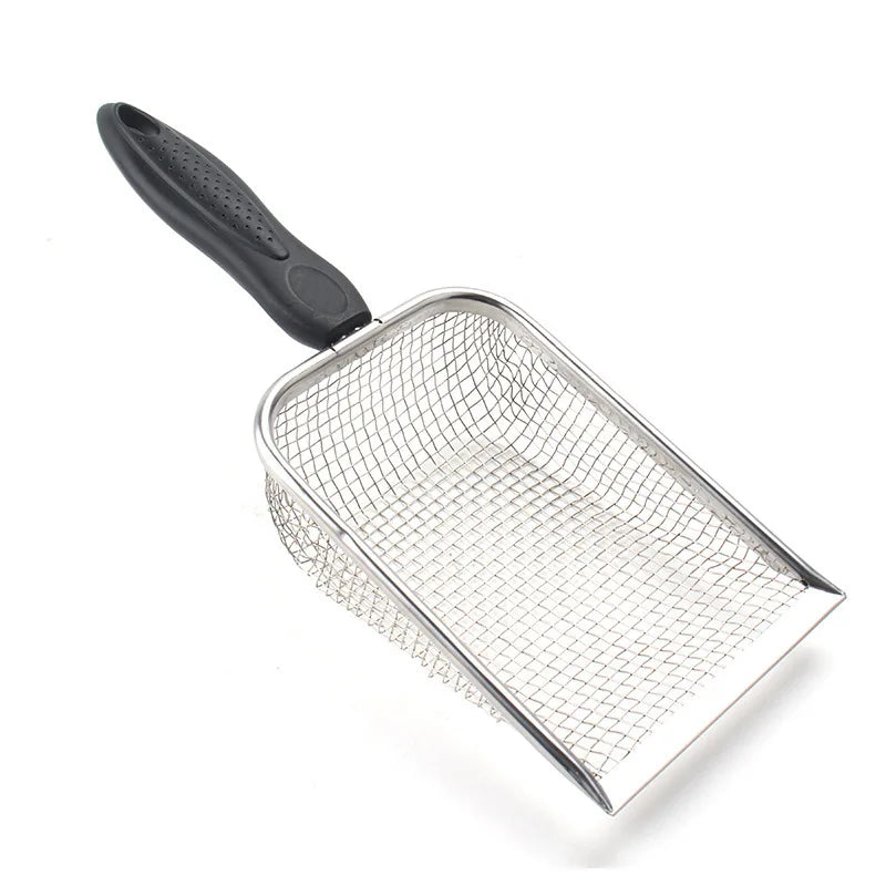 Stainless Steel Cat Litter Scoop with Plastic Handle - Smarsty