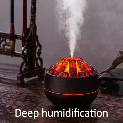 Charcoal Flame Humidifier and Essential Oil Diffuser - Smarsty