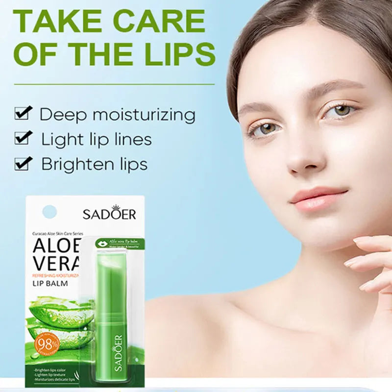 SADOER Aloe Lip Balm for Nourishing and Hydrating Lips - Smarsty