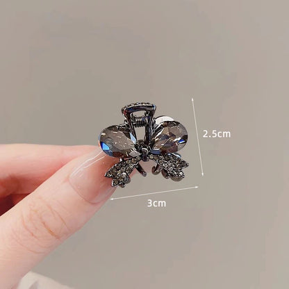 Korean Alloy Rhinestone Hair Claw For Women Elegant - Smarsty