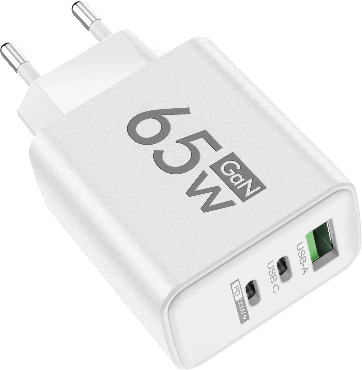 GaN 65WMax USB C PD Ultra Fast Charging Wall Charger - Smarsty