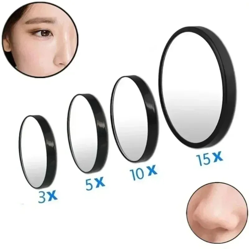 5x 10x 15x Magnification Suction Cup Makeup Mirror - Smarsty