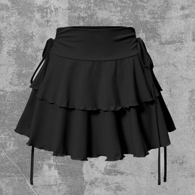 2025 New Solid Color Skirt Women Summer Fashion Outdoor Versatile High Waist Slim Fit Elastic Waist Short Skirt Goods In Stock - Smarsty
