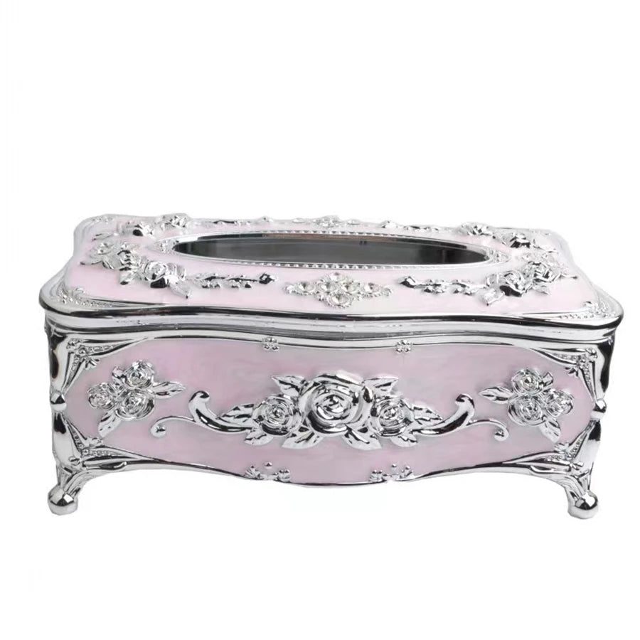 European tissue box, high-end hotel restaurant napkin extraction box, kitchen and living room tabletop tissue storage box