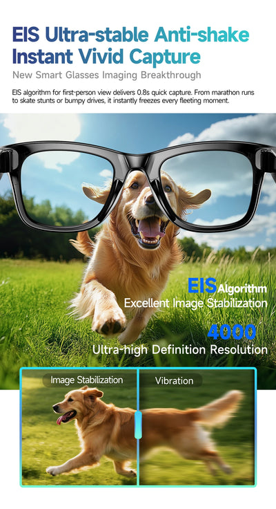 New 800W Camera AI Glasses Men Color-Changing Smart Translation Glasses Photo Video Recording Waterproof Call Smart Sunglasses - Smarsty
