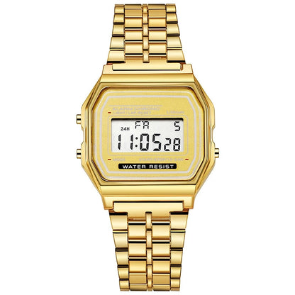 Luxury LED Digital Watch for Men Stainless Steel - Smarsty