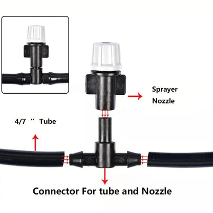DIY Irrigation Sprayer System with 10 Misting Nozzles - Smarsty