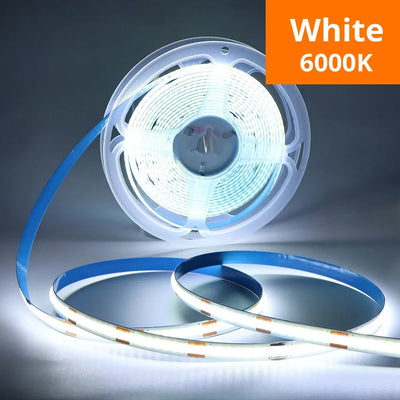 LED COB Light Strip Touch Dimmer Flexible Diode Tape 5V USB Linear Indoor Lighting Lamp Room DIY TV Mirror Backlight Wall Decor - Smarsty