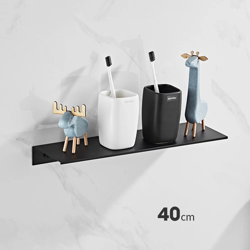 Aluminum Floating Bathroom Shelf for Organized Storage - Smarsty
