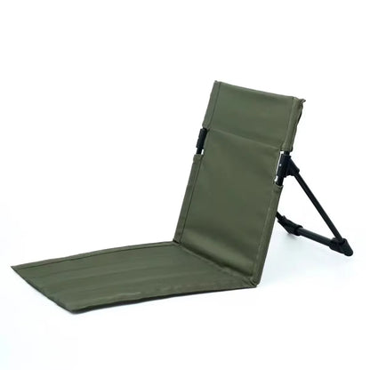 Outdoor Camping Lightweight Comfortable Folding Chair Park Leisure Beach Chair Portable Single Lazy Chair Back Chair by Smarsty