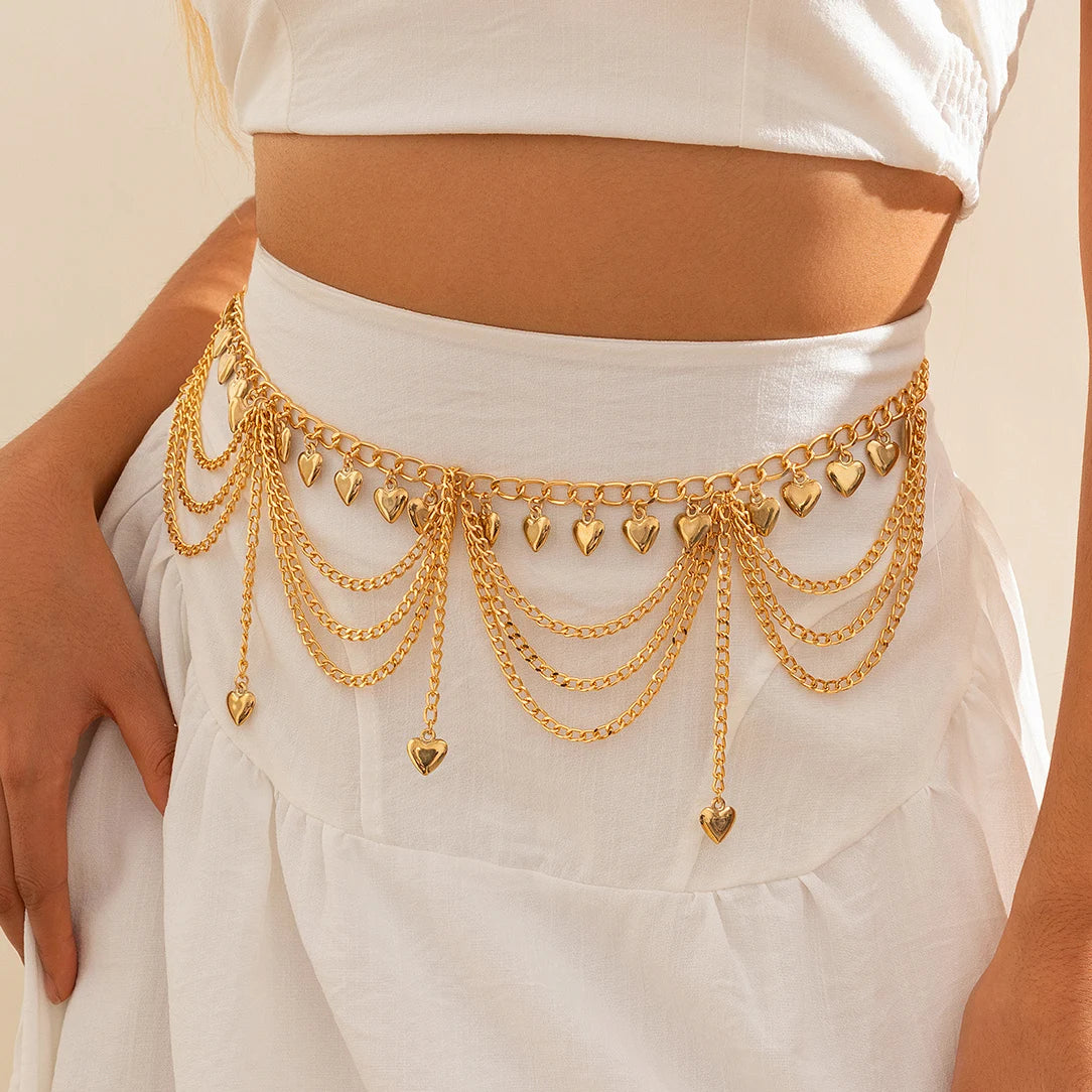 Multilayer Butterfly Pendant Belly Chain for Women - Smarsty