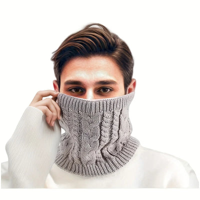 Fashion Polyester Fiber Neck Warm Scarf Suitable for Comfortable Winter Accessories for Men and Women in Cold Weather - Smarsty