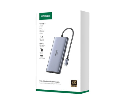 USB C Docking Station HDMI Hub 8K 4K Including RJ45 - Smarsty