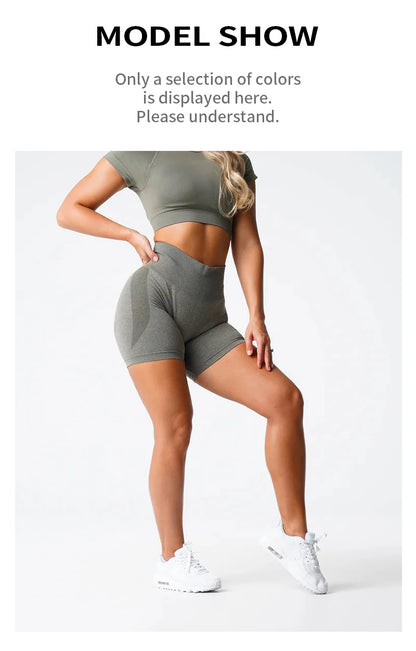 TKITK Seamless Shorts Women  Workout Shorts Fitness Sports Short Gym Yoga Shorts Yoga pants leggings cycling shark pants - Smarsty