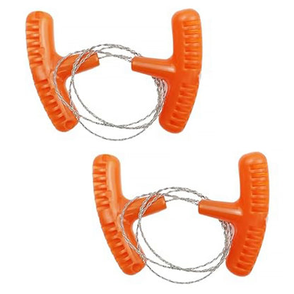 Cable Saw Stainless Steel Wire Saw Pocket Hand Saw for PVC, PE, ABS Pipes Cutting, Camping Hiking Wood Cutting by Smarsty