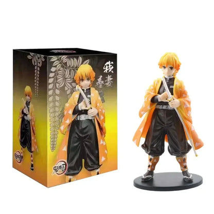 Anime Figure Demon Slayer Figures Kimetsu No Yaiba Doll Tanjiro Nezuko Zenitsu Figurine Inosuke Warrior Action Figure Model Toys