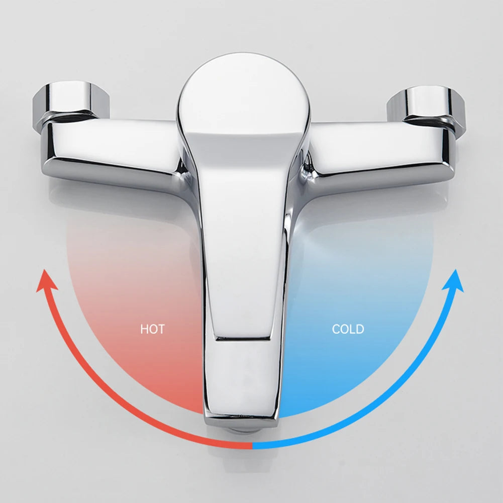 Zinc Alloy Wall Mounted Faucet with Dual Spout - Smarsty