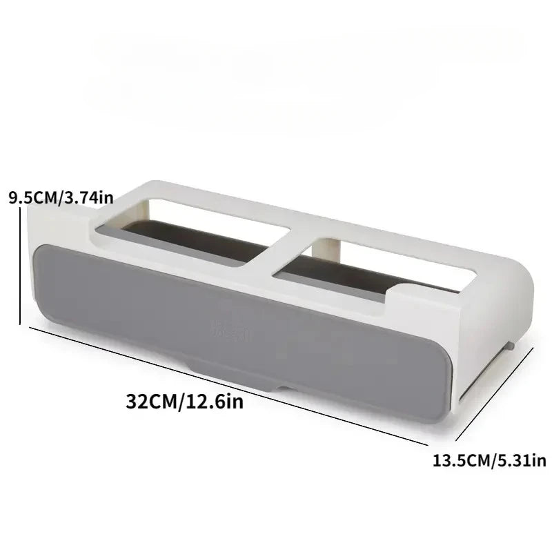 Plastic Seasoning Bottle Storage Rack Kitchen Seasoning Bottle Punch-free Adjustable Multi-functional Seasoning Jar Set