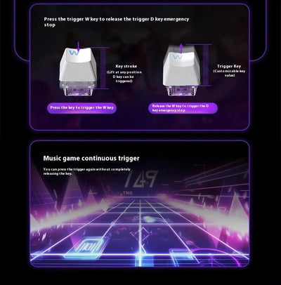 Mechanical Gaming Keyboard With Magnetic Switch And RGB - Smarsty