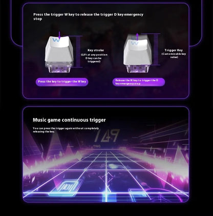Mechanical Gaming Keyboard With Magnetic Switch And RGB